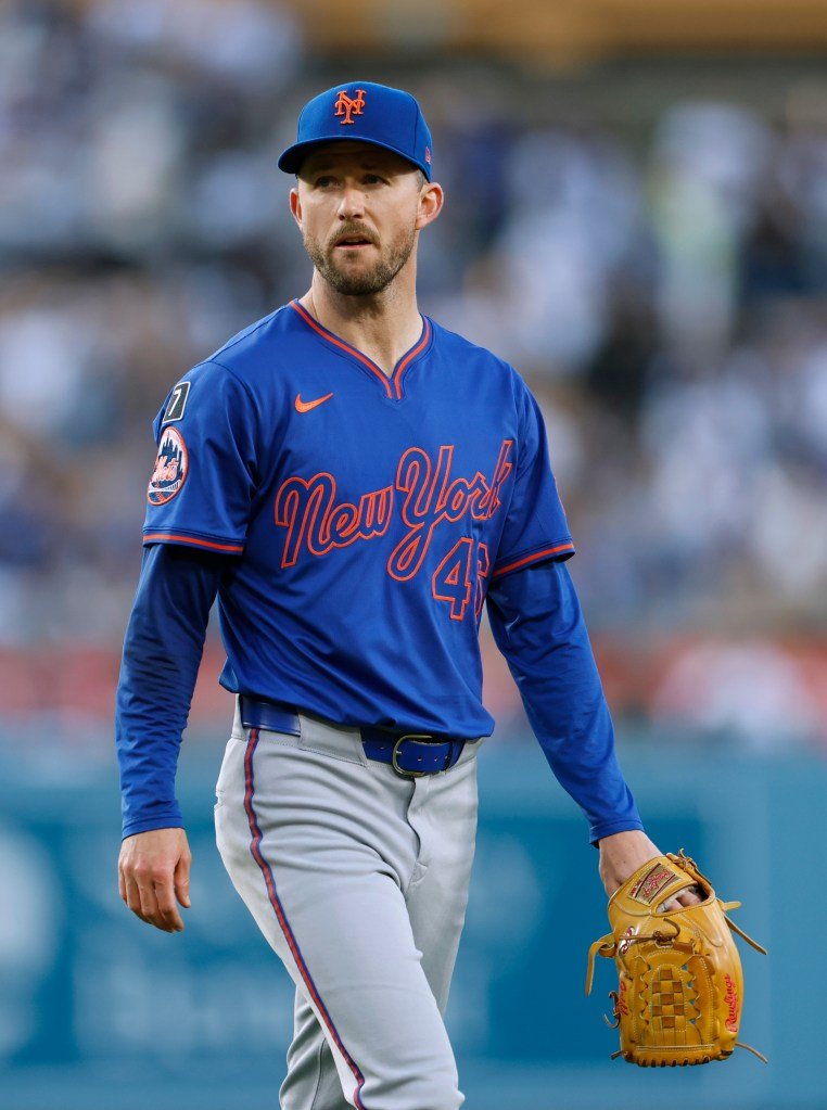 New York Mets pitcher Griffin Canning #46.